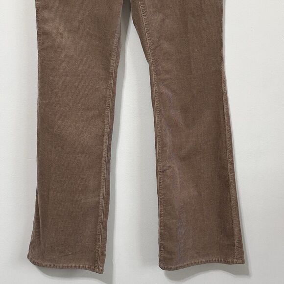 Good American Good Classic Bootcut Corduroy Pants 10 / 30 Putty Brown Trendy NEW - Picture 2 of 11